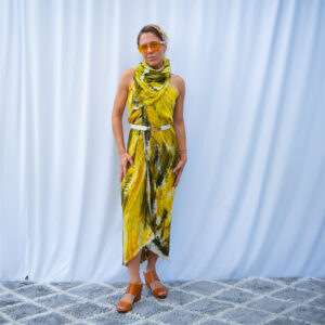 Chartreuse Square Wrap