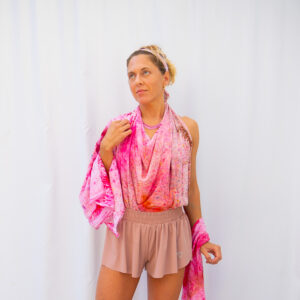 Powder Pink Halter Scarf