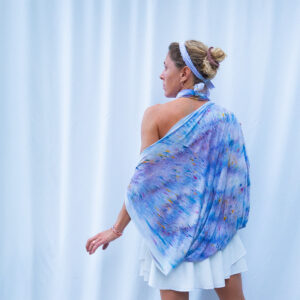 Periwinkle Halter Scarf